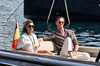 GP MONACO, People on a boat in the harbour.

24.05.2025. Formula 1 World Championship, Rd 8, Monaco Grand Prix, Monte Carlo, Monaco, Qualifiche Day.

- www.xpbimages.com, EMail: requests@xpbimages.com © Copyright: Moy / XPB Images