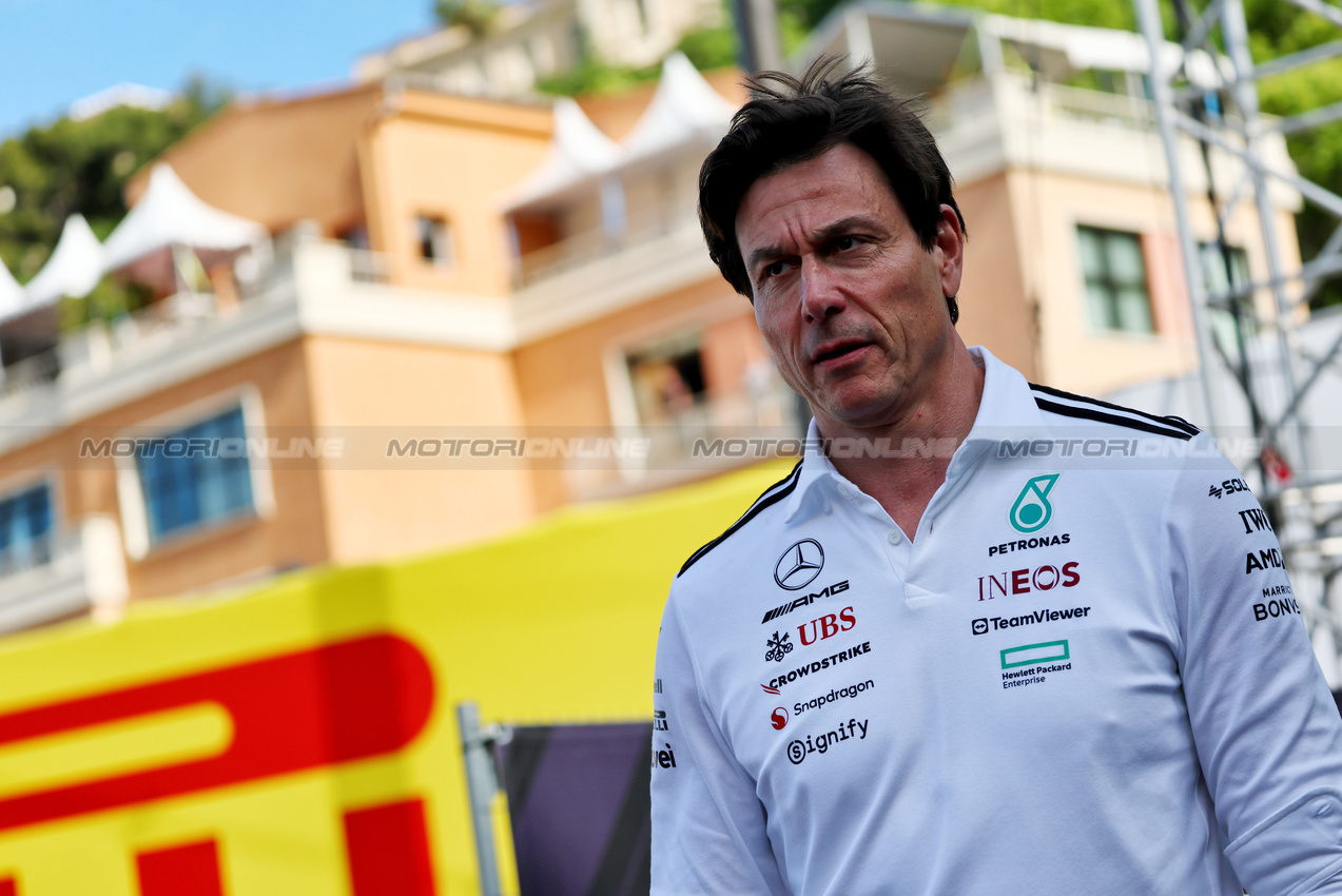 GP MONACO, Toto Wolff (GER) Mercedes AMG F1 Shareholder e Executive Director.

23.05.2025. Formula 1 World Championship, Rd 8, Monaco Grand Prix, Monte Carlo, Monaco, Practice Day.

- www.xpbimages.com, EMail: requests@xpbimages.com © Copyright: Batchelor / XPB Images