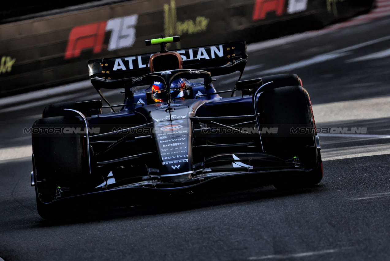 GP MONACO, Carlos Sainz (ESP) Atlassian Williams Racing FW47.

23.05.2025. Formula 1 World Championship, Rd 8, Monaco Grand Prix, Monte Carlo, Monaco, Practice Day.

- www.xpbimages.com, EMail: requests@xpbimages.com © Copyright: Bearne / XPB Images
