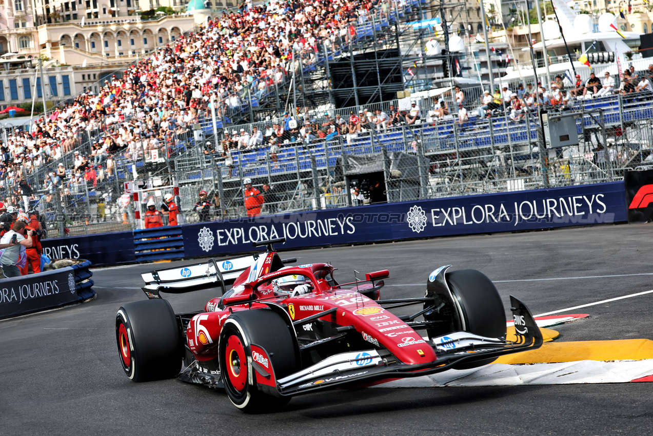 GP MONACO, Charles Leclerc (MON) Ferrari SF-25.

23.05.2025. Formula 1 World Championship, Rd 8, Monaco Grand Prix, Monte Carlo, Monaco, Practice Day.

- www.xpbimages.com, EMail: requests@xpbimages.com © Copyright: Batchelor / XPB Images
