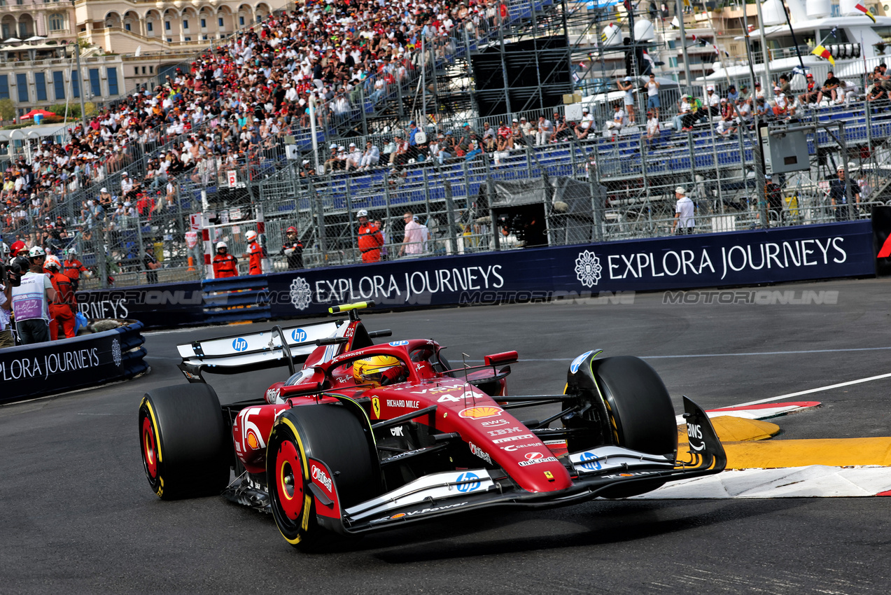 GP MONACO, Lewis Hamilton (GBR) Ferrari SF-25.

23.05.2025. Formula 1 World Championship, Rd 8, Monaco Grand Prix, Monte Carlo, Monaco, Practice Day.

- www.xpbimages.com, EMail: requests@xpbimages.com © Copyright: Batchelor / XPB Images