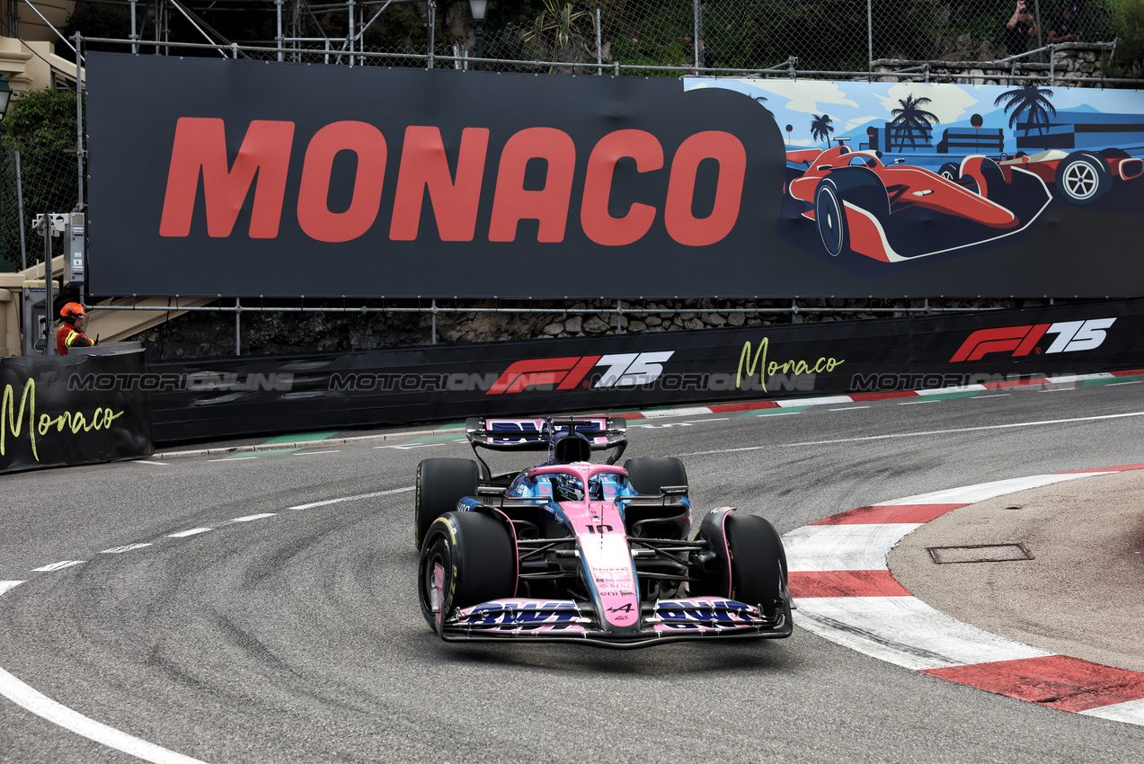 GP MONACO, Pierre Gasly (FRA) Alpine F1 Team A525.

23.05.2025. Formula 1 World Championship, Rd 8, Monaco Grand Prix, Monte Carlo, Monaco, Practice Day.

- www.xpbimages.com, EMail: requests@xpbimages.com © Copyright: Bearne / XPB Images