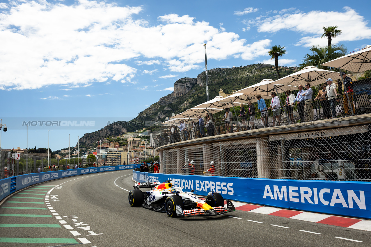 GP MONACO, Isack Hadjar (FRA) Racing Bulls VCARB 02.

23.05.2025. Formula 1 World Championship, Rd 8, Monaco Grand Prix, Monte Carlo, Monaco, Practice Day.

- www.xpbimages.com, EMail: requests@xpbimages.com © Copyright: Bearne / XPB Images