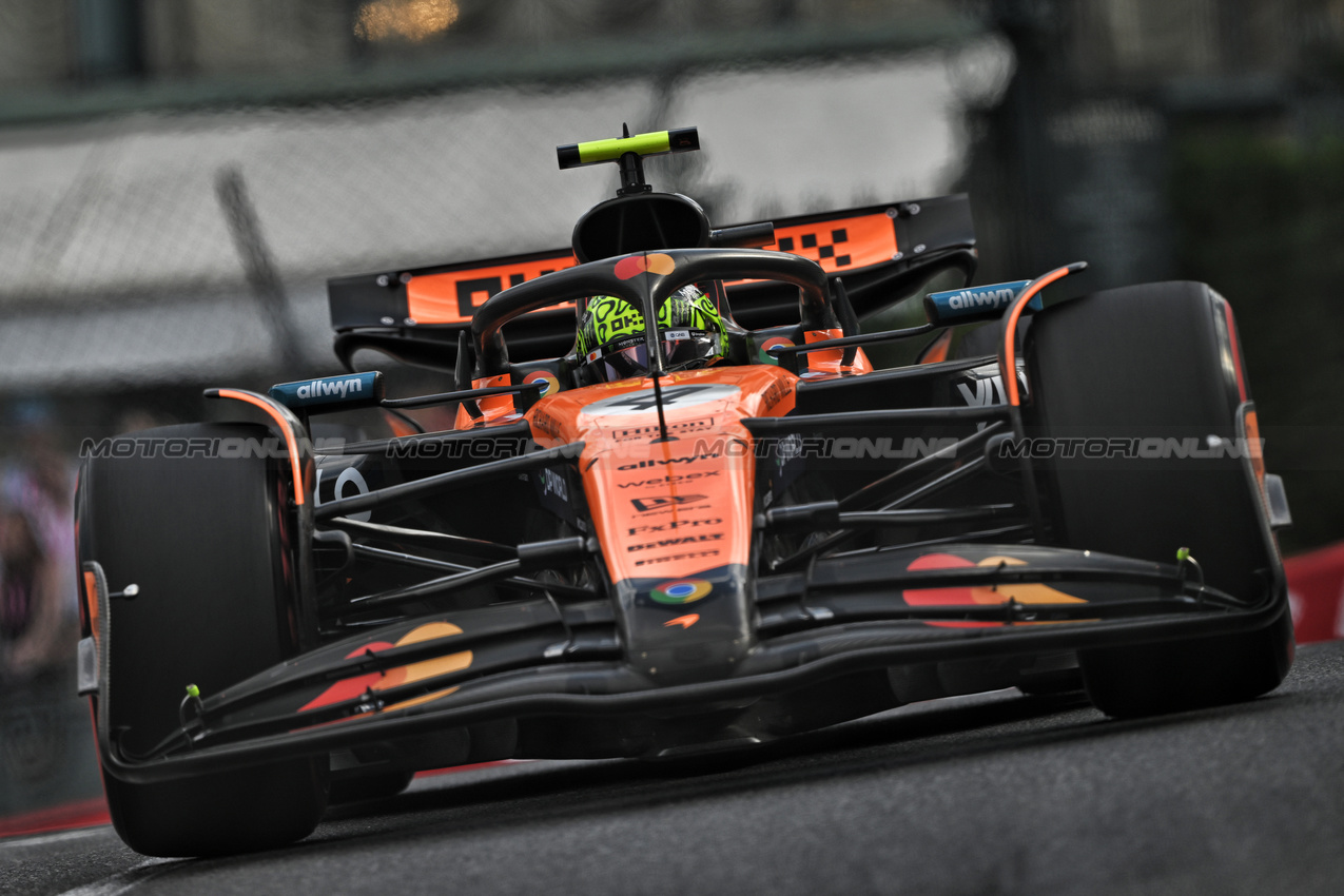 GP MONACO, Lando Norris (GBR) McLaren MCL39.

23.05.2025. Formula 1 World Championship, Rd 8, Monaco Grand Prix, Monte Carlo, Monaco, Practice Day.

- www.xpbimages.com, EMail: requests@xpbimages.com © Copyright: Price / XPB Images