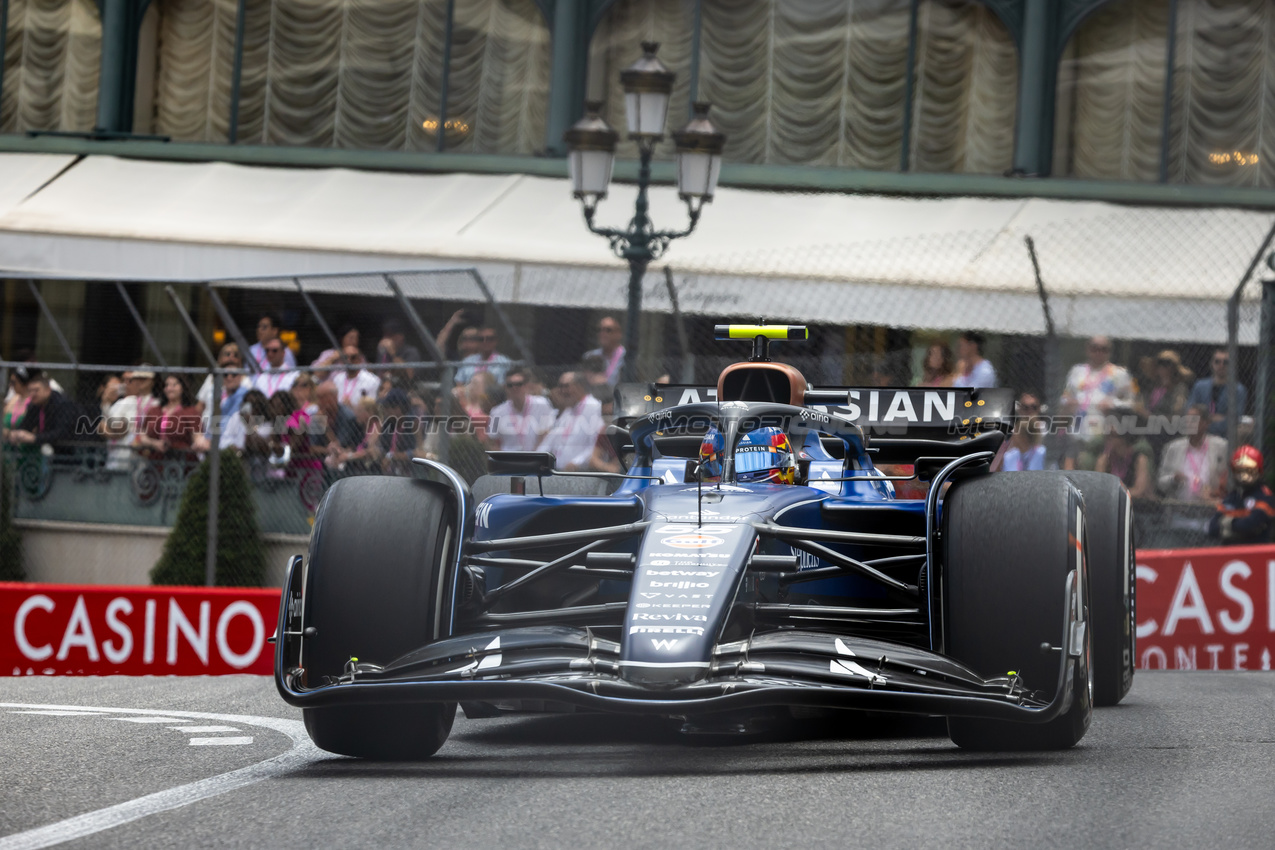 GP MONACO, Carlos Sainz (ESP) Atlassian Williams Racing FW47.

23.05.2025. Formula 1 World Championship, Rd 8, Monaco Grand Prix, Monte Carlo, Monaco, Practice Day.

- www.xpbimages.com, EMail: requests@xpbimages.com © Copyright: Bearne / XPB Images