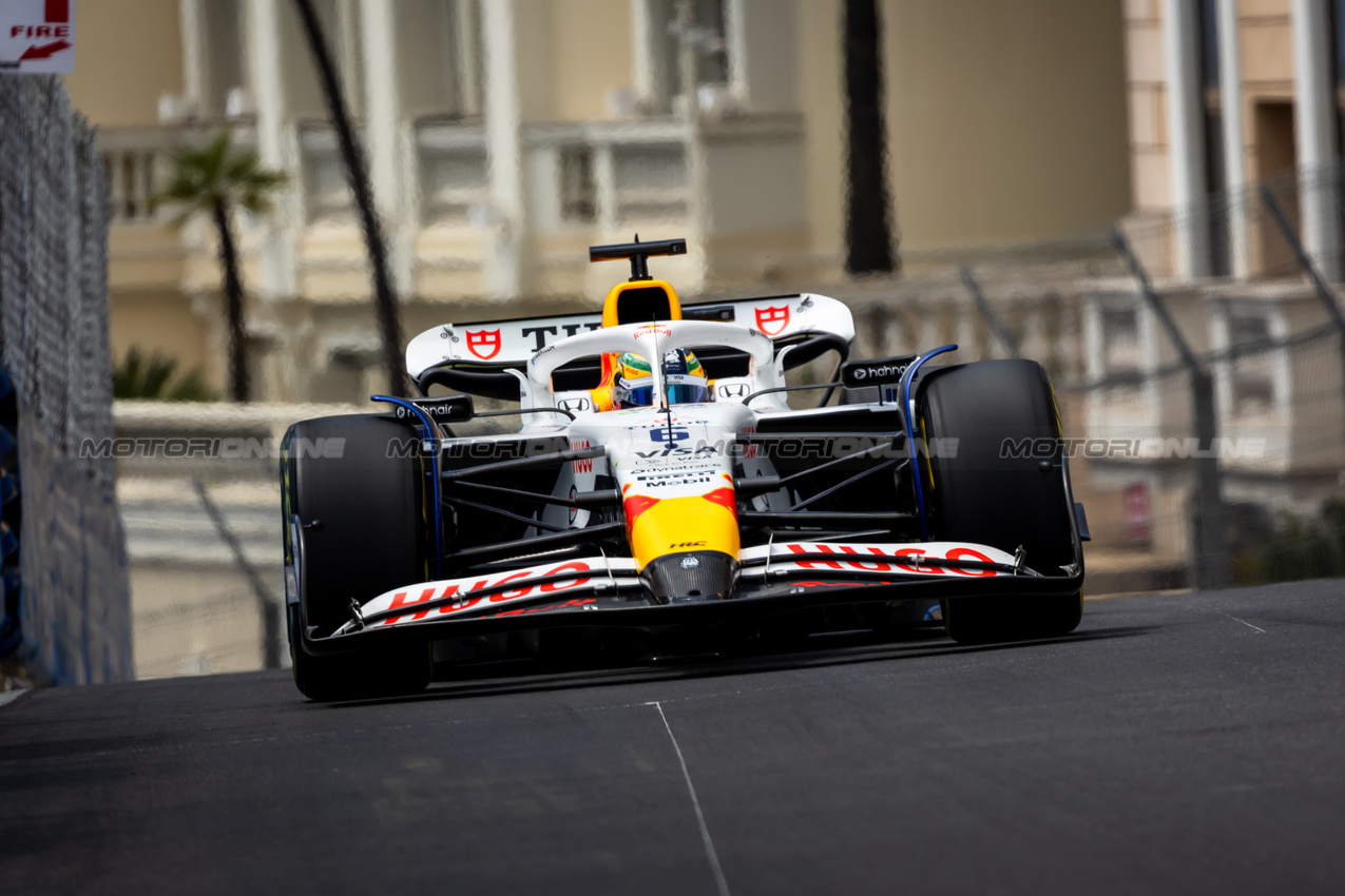 GP MONACO, Isack Hadjar (FRA) Racing Bulls VCARB 02.

23.05.2025. Formula 1 World Championship, Rd 8, Monaco Grand Prix, Monte Carlo, Monaco, Practice Day.

- www.xpbimages.com, EMail: requests@xpbimages.com © Copyright: Bearne / XPB Images