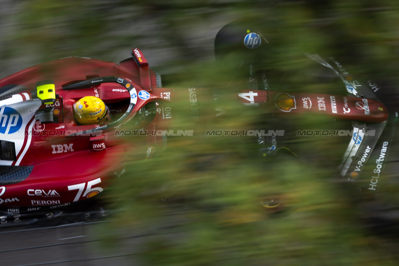 GP MONACO, Lewis Hamilton (GBR) Ferrari SF-25.

23.05.2025. Formula 1 World Championship, Rd 8, Monaco Grand Prix, Monte Carlo, Monaco, Practice Day.

- www.xpbimages.com, EMail: requests@xpbimages.com © Copyright: Bearne / XPB Images