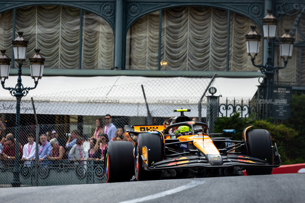 GP MONACO, Lando Norris (GBR) McLaren MCL39.

23.05.2025. Formula 1 World Championship, Rd 8, Monaco Grand Prix, Monte Carlo, Monaco, Practice Day.

- www.xpbimages.com, EMail: requests@xpbimages.com © Copyright: Bearne / XPB Images