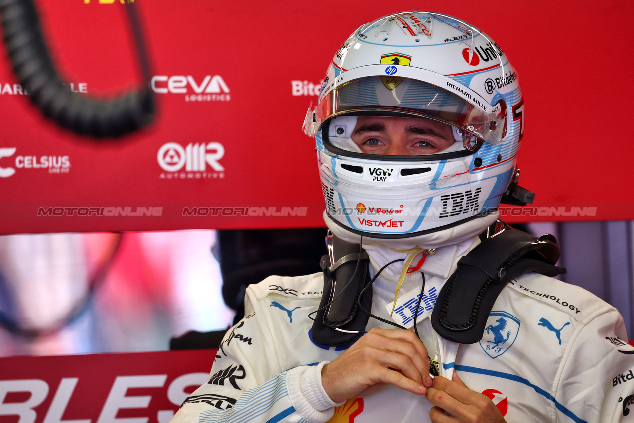 GP MONACO, Charles Leclerc (MON) Ferrari.

23.05.2025. Formula 1 World Championship, Rd 8, Monaco Grand Prix, Monte Carlo, Monaco, Practice Day.

- www.xpbimages.com, EMail: requests@xpbimages.com © Copyright: Batchelor / XPB Images