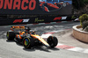 GP MONACO, Oscar Piastri (AUS) McLaren MCL39 with a broken front wing in the second practice session.

23.05.2025. Formula 1 World Championship, Rd 8, Monaco Grand Prix, Monte Carlo, Monaco, Practice Day.

- www.xpbimages.com, EMail: requests@xpbimages.com © Copyright: Bearne / XPB Images