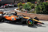 GP MONACO, Oscar Piastri (AUS) McLaren MCL39 with a broken front wing in the second practice session.

23.05.2025. Formula 1 World Championship, Rd 8, Monaco Grand Prix, Monte Carlo, Monaco, Practice Day.

- www.xpbimages.com, EMail: requests@xpbimages.com © Copyright: Bearne / XPB Images