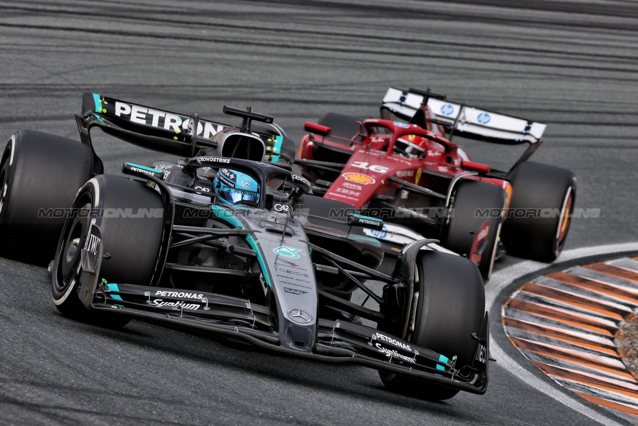 GP OLANDA, George Russell (GBR) Mercedes AMG F1 W16.

31.08.2025. Formula 1 World Championship, Rd 15, Dutch Grand Prix, Zandvoort, Netherlands, Gara Day.

- www.xpbimages.com, EMail: requests@xpbimages.com © Copyright: Charniaux / XPB Images