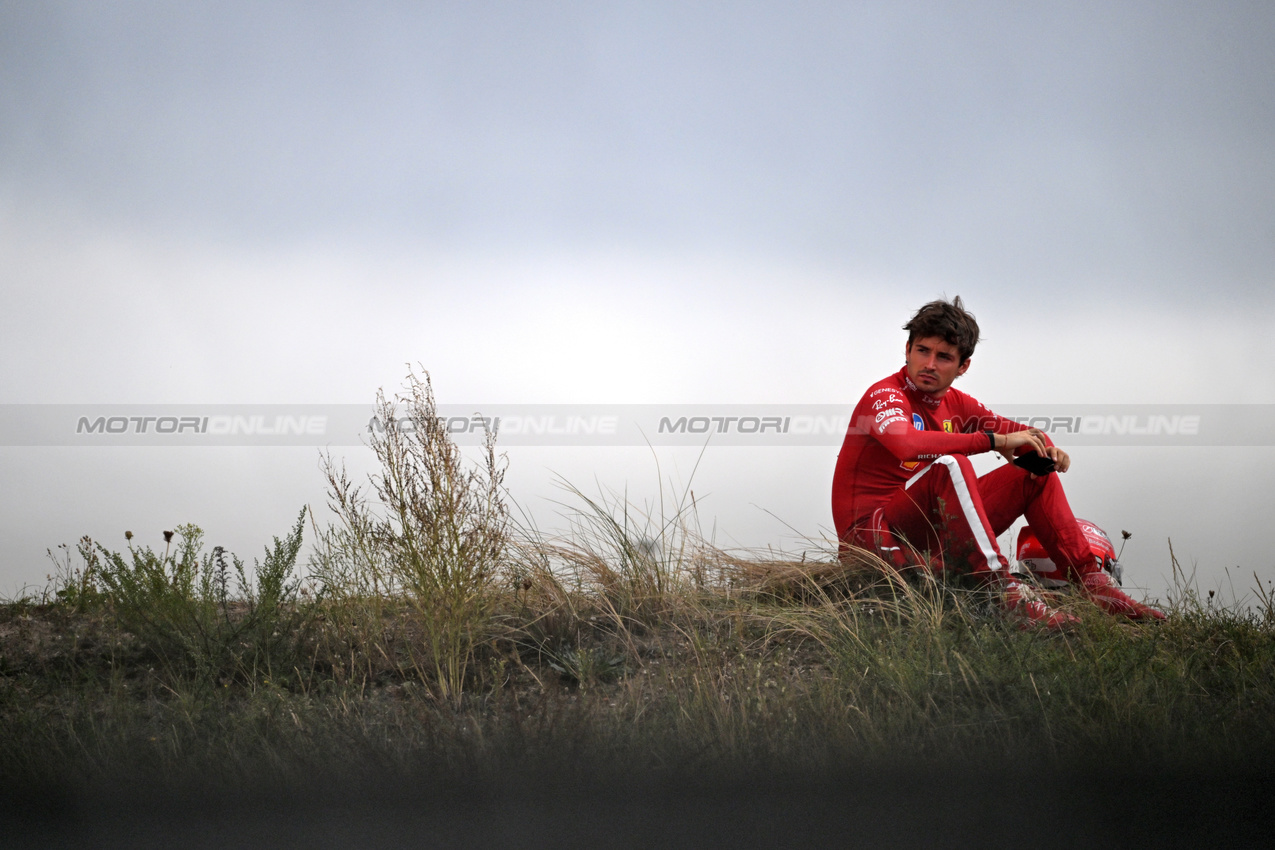GP OLANDA, Charles Leclerc (MON) Ferrari retired from the race.

31.08.2025. Formula 1 World Championship, Rd 15, Dutch Grand Prix, Zandvoort, Netherlands, Gara Day.

- www.xpbimages.com, EMail: requests@xpbimages.com © Copyright: Price / XPB Images