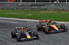 GP OLANDA, Max Verstappen (NLD) Red Bull Racing RB21 e Lando Norris (GBR) McLaren MCL39 battle for position.

31.08.2025. Formula 1 World Championship, Rd 15, Dutch Grand Prix, Zandvoort, Netherlands, Gara Day.

- www.xpbimages.com, EMail: requests@xpbimages.com © Copyright: Batchelor / XPB Images