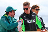 GP OLANDA, (L to R): Fernando Alonso (ESP) Aston Martin F1 Team with Nico Hulkenberg (GER) Sauber on the drivers' parade.

31.08.2025. Formula 1 World Championship, Rd 15, Dutch Grand Prix, Zandvoort, Netherlands, Gara Day.

- www.xpbimages.com, EMail: requests@xpbimages.com © Copyright: Batchelor / XPB Images