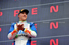 GP OLANDA, Isack Hadjar (FRA) Racing Bulls celebrates his third position on the podium.

31.08.2025. Formula 1 World Championship, Rd 15, Dutch Grand Prix, Zandvoort, Netherlands, Gara Day.

- www.xpbimages.com, EMail: requests@xpbimages.com © Copyright: Batchelor / XPB Images