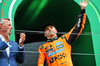 GP OLANDA, Gara winner Oscar Piastri (AUS) McLaren celebrates on the podium.

31.08.2025. Formula 1 World Championship, Rd 15, Dutch Grand Prix, Zandvoort, Netherlands, Gara Day.

- www.xpbimages.com, EMail: requests@xpbimages.com © Copyright: Batchelor / XPB Images