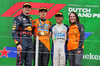 GP OLANDA, The podium (L to R): Max Verstappen (NLD) Red Bull Racing, second; Oscar Piastri (AUS) McLaren, vincitore; Isack Hadjar (FRA) Racing Bulls, third; Laura Bowden (GBR) McLaren Chief Financial Officer.

31.08.2025. Formula 1 World Championship, Rd 15, Dutch Grand Prix, Zandvoort, Netherlands, Gara Day.

- www.xpbimages.com, EMail: requests@xpbimages.com © Copyright: Moy / XPB Images
