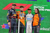 GP OLANDA, The podium (L to R): Max Verstappen (NLD) Red Bull Racing, second; Oscar Piastri (AUS) McLaren, vincitore; Isack Hadjar (FRA) Racing Bulls, third; Laura Bowden (GBR) McLaren Chief Financial Officer.

31.08.2025. Formula 1 World Championship, Rd 15, Dutch Grand Prix, Zandvoort, Netherlands, Gara Day.

- www.xpbimages.com, EMail: requests@xpbimages.com © Copyright: Moy / XPB Images