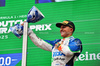 GP OLANDA, Isack Hadjar (FRA) Racing Bulls celebrates his third position on the podium.

31.08.2025. Formula 1 World Championship, Rd 15, Dutch Grand Prix, Zandvoort, Netherlands, Gara Day.

- www.xpbimages.com, EMail: requests@xpbimages.com © Copyright: Batchelor / XPB Images