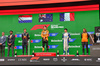 GP OLANDA, The podium (L to R): Max Verstappen (NLD) Red Bull Racing, second; Oscar Piastri (AUS) McLaren, vincitore; Isack Hadjar (FRA) Racing Bulls, third; Laura Bowden (GBR) McLaren Chief Financial Officer.

31.08.2025. Formula 1 World Championship, Rd 15, Dutch Grand Prix, Zandvoort, Netherlands, Gara Day.

- www.xpbimages.com, EMail: requests@xpbimages.com © Copyright: Bearne / XPB Images