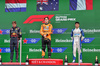 GP OLANDA, The podium (L to R): Max Verstappen (NLD) Red Bull Racing, second; Oscar Piastri (AUS) McLaren, vincitore; Isack Hadjar (FRA) Racing Bulls, third.

31.08.2025. Formula 1 World Championship, Rd 15, Dutch Grand Prix, Zandvoort, Netherlands, Gara Day.

- www.xpbimages.com, EMail: requests@xpbimages.com © Copyright: Bearne / XPB Images