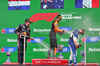 GP OLANDA, The podium (L to R): Max Verstappen (NLD) Red Bull Racing, second; Oscar Piastri (AUS) McLaren, vincitore; Isack Hadjar (FRA) Racing Bulls, third.

31.08.2025. Formula 1 World Championship, Rd 15, Dutch Grand Prix, Zandvoort, Netherlands, Gara Day.

- www.xpbimages.com, EMail: requests@xpbimages.com © Copyright: Bearne / XPB Images