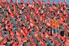 GP OLANDA, Circuit Atmosfera - fans in the grandstand.

31.08.2025. Formula 1 World Championship, Rd 15, Dutch Grand Prix, Zandvoort, Netherlands, Gara Day.

- www.xpbimages.com, EMail: requests@xpbimages.com © Copyright: Moy / XPB Images