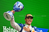 GP OLANDA, Isack Hadjar (FRA) Racing Bulls celebrates his third position on the podium.

31.08.2025. Formula 1 World Championship, Rd 15, Dutch Grand Prix, Zandvoort, Netherlands, Gara Day.

- www.xpbimages.com, EMail: requests@xpbimages.com © Copyright: Price / XPB Images