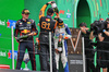 GP OLANDA, The podium (L to R): Max Verstappen (NLD) Red Bull Racing, second; Oscar Piastri (AUS) McLaren, vincitore; Isack Hadjar (FRA) Racing Bulls, third.

31.08.2025. Formula 1 World Championship, Rd 15, Dutch Grand Prix, Zandvoort, Netherlands, Gara Day.

- www.xpbimages.com, EMail: requests@xpbimages.com © Copyright: Charniaux / XPB Images