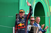 GP OLANDA, Max Verstappen (NLD) Red Bull Racing celebrates his second position on the podium.

31.08.2025. Formula 1 World Championship, Rd 15, Dutch Grand Prix, Zandvoort, Netherlands, Gara Day.

- www.xpbimages.com, EMail: requests@xpbimages.com © Copyright: Charniaux / XPB Images