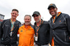 GP OLANDA, (L to R): Justin Rose (GBR) Golfer with Zak Brown (USA) McLaren Executive Director; Peter Forsberg (SWE) Former Ice Hockey Player; Michael Strahan (USA) Former NFL Player.

31.08.2025. Formula 1 World Championship, Rd 15, Dutch Grand Prix, Zandvoort, Netherlands, Gara Day.

- www.xpbimages.com, EMail: requests@xpbimages.com © Copyright: Moy / XPB Images