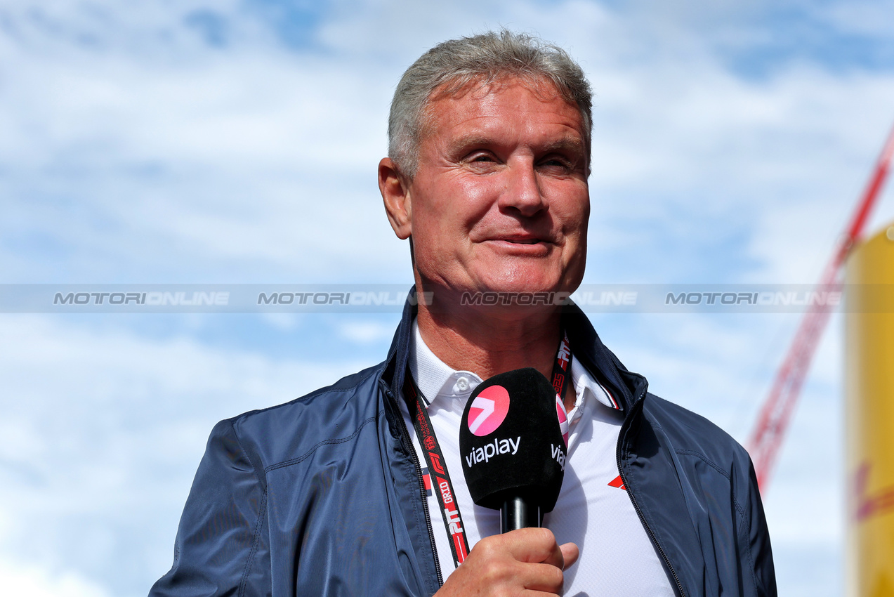 GP OLANDA, David Coulthard (GBR) Viaplay F1 Commentator.

28.08.2025. Formula 1 World Championship, Rd 15, Dutch Grand Prix, Zandvoort, Netherlands, Preparation Day.

- www.xpbimages.com, EMail: requests@xpbimages.com © Copyright: Moy / XPB Images