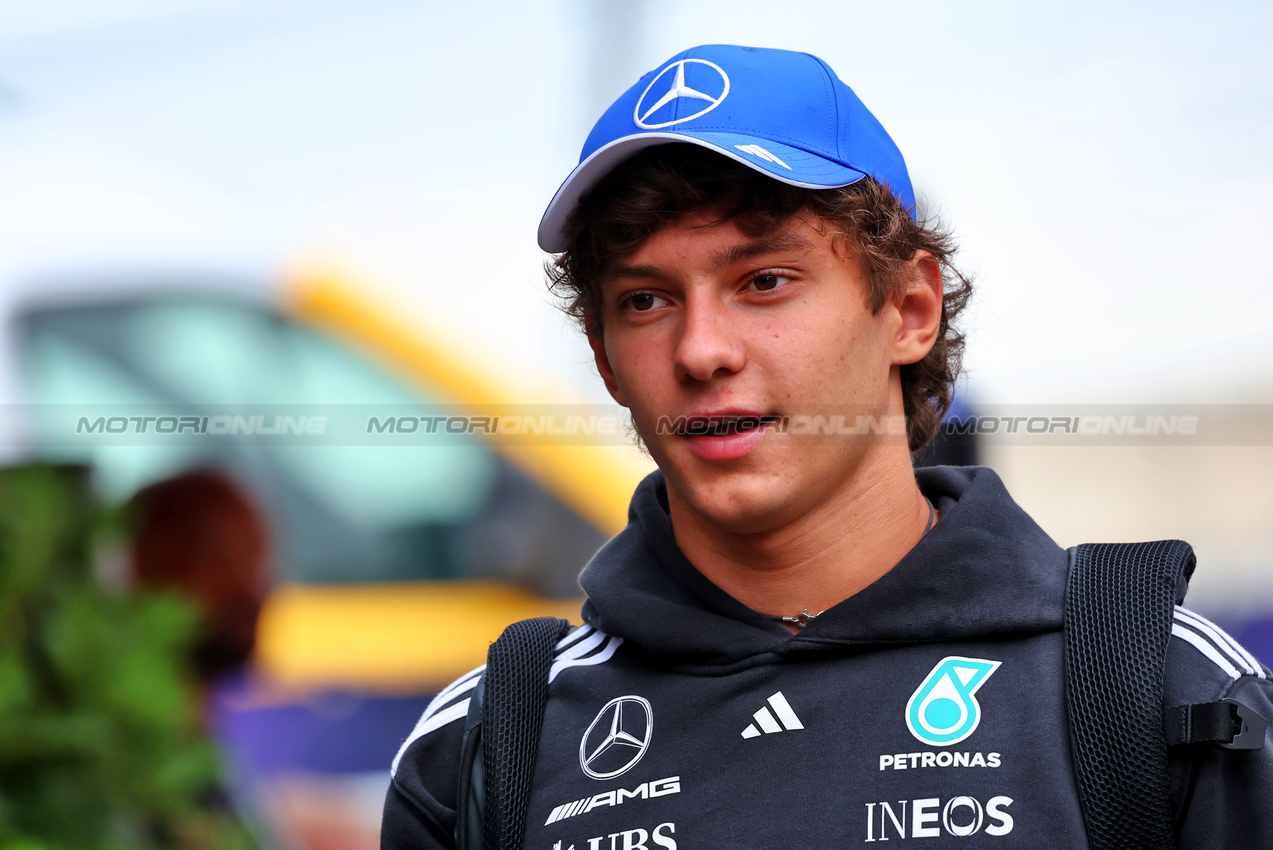 GP OLANDA, Andrea Kimi Antonelli (ITA) Mercedes AMG F1.

28.08.2025. Formula 1 World Championship, Rd 15, Dutch Grand Prix, Zandvoort, Netherlands, Preparation Day.

- www.xpbimages.com, EMail: requests@xpbimages.com © Copyright: Batchelor / XPB Images