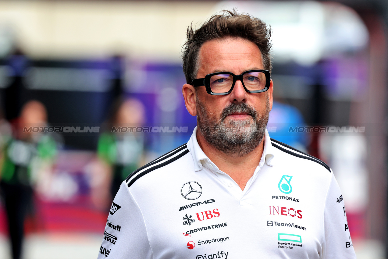 GP OLANDA, Gwen Lagrue, Head of Mercedes AMG Driver Development.

28.08.2025. Formula 1 World Championship, Rd 15, Dutch Grand Prix, Zandvoort, Netherlands, Preparation Day.

- www.xpbimages.com, EMail: requests@xpbimages.com © Copyright: Bearne / XPB Images