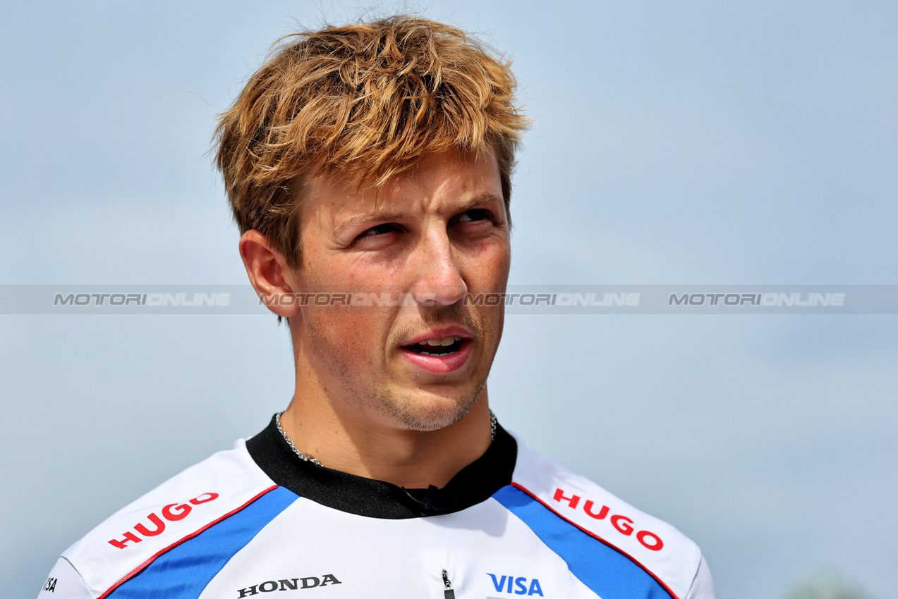 GP OLANDA, Liam Lawson (NZL) Racing Bulls.

28.08.2025. Formula 1 World Championship, Rd 15, Dutch Grand Prix, Zandvoort, Netherlands, Preparation Day.

- www.xpbimages.com, EMail: requests@xpbimages.com © Copyright: Moy / XPB Images