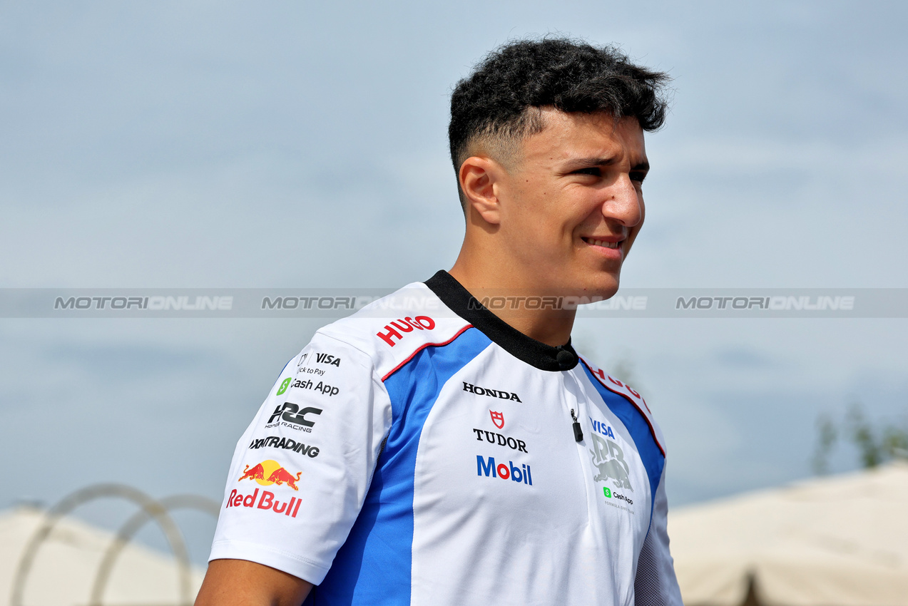 GP OLANDA, Isack Hadjar (FRA) Racing Bulls.

28.08.2025. Formula 1 World Championship, Rd 15, Dutch Grand Prix, Zandvoort, Netherlands, Preparation Day.

- www.xpbimages.com, EMail: requests@xpbimages.com © Copyright: Moy / XPB Images