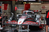 GP OLANDA, Haas VF-25 being prepared in the pit garage.

28.08.2025. Formula 1 World Championship, Rd 15, Dutch Grand Prix, Zandvoort, Netherlands, Preparation Day.

- www.xpbimages.com, EMail: requests@xpbimages.com © Copyright: Moy / XPB Images