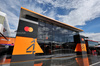 GP OLANDA, McLaren motorhome in the paddock.

28.08.2025. Formula 1 World Championship, Rd 15, Dutch Grand Prix, Zandvoort, Netherlands, Preparation Day.

- www.xpbimages.com, EMail: requests@xpbimages.com © Copyright: Moy / XPB Images