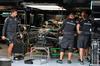GP OLANDA, Mercedes AMG F1 W16 being prepared in the pit garage.

28.08.2025. Formula 1 World Championship, Rd 15, Dutch Grand Prix, Zandvoort, Netherlands, Preparation Day.

- www.xpbimages.com, EMail: requests@xpbimages.com © Copyright: Moy / XPB Images