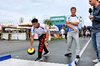 GP OLANDA, (L to R): Isack Hadjar (FRA) Racing Bulls e Liam Lawson (NZL) Racing Bulls try curling in the paddock.

28.08.2025. Formula 1 World Championship, Rd 15, Dutch Grand Prix, Zandvoort, Netherlands, Preparation Day.

- www.xpbimages.com, EMail: requests@xpbimages.com © Copyright: Moy / XPB Images