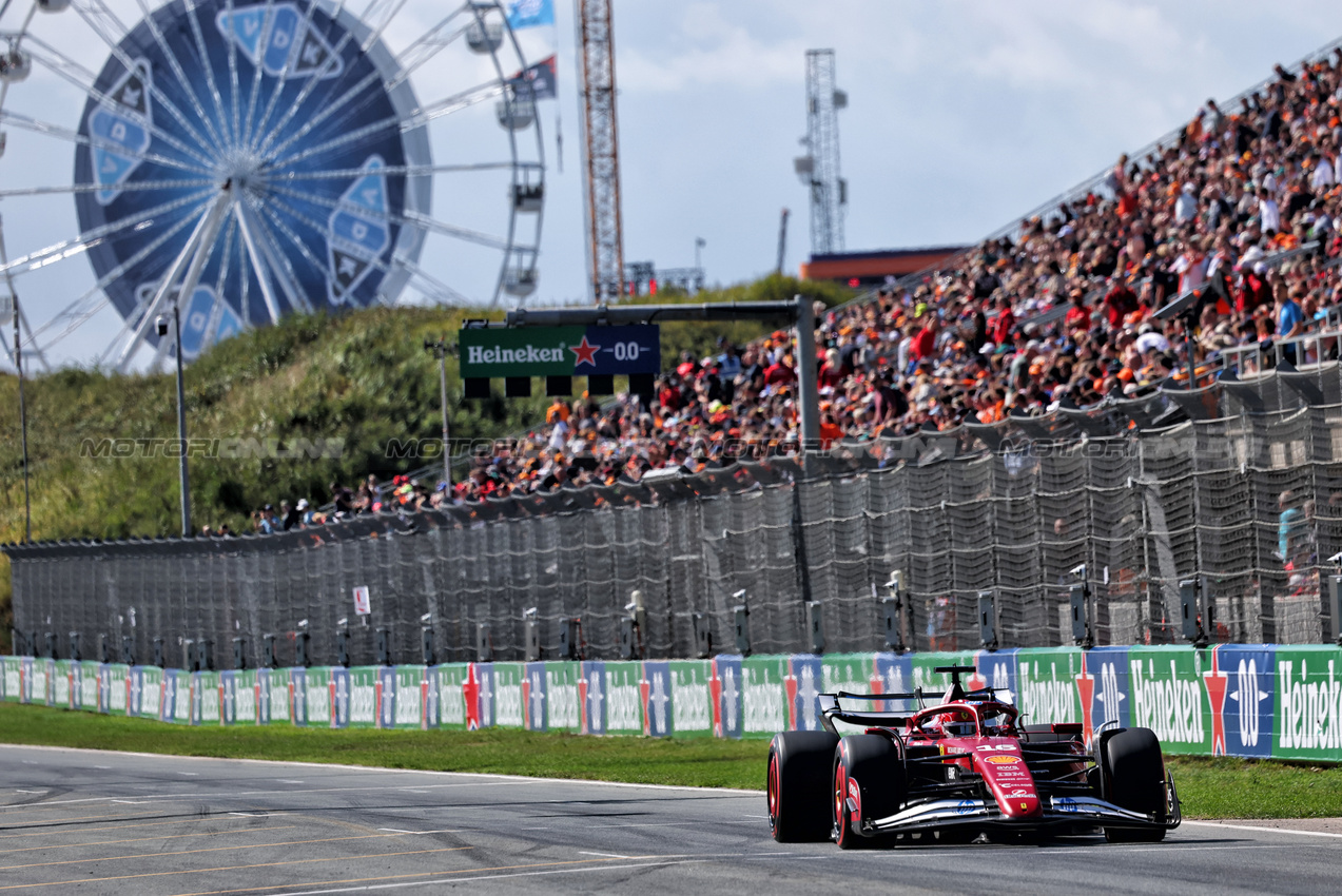 GP OLANDA, Charles Leclerc (MON) Ferrari SF-25.

30.08.2025. Formula 1 World Championship, Rd 15, Dutch Grand Prix, Zandvoort, Netherlands, Qualifiche Day.

- www.xpbimages.com, EMail: requests@xpbimages.com © Copyright: Batchelor / XPB Images