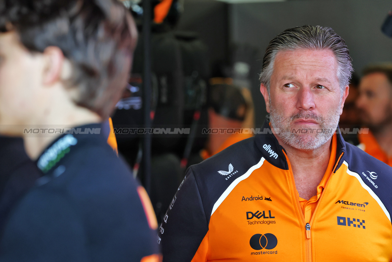 GP OLANDA, Zak Brown (USA) McLaren Executive Director.

30.08.2025. Formula 1 World Championship, Rd 15, Dutch Grand Prix, Zandvoort, Netherlands, Qualifiche Day.

- www.xpbimages.com, EMail: requests@xpbimages.com © Copyright: Batchelor / XPB Images