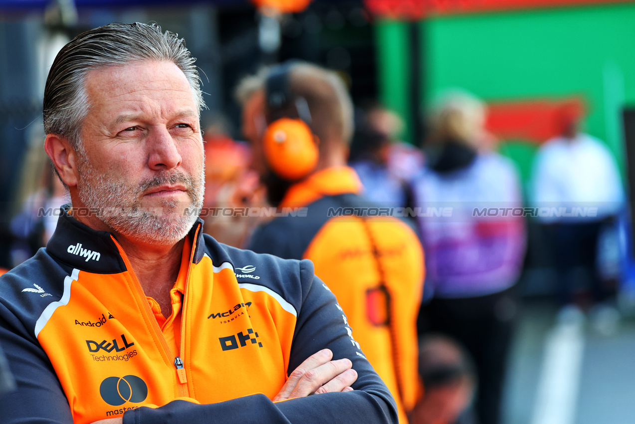 GP OLANDA, Zak Brown (USA) McLaren Executive Director.

30.08.2025. Formula 1 World Championship, Rd 15, Dutch Grand Prix, Zandvoort, Netherlands, Qualifiche Day.

- www.xpbimages.com, EMail: requests@xpbimages.com © Copyright: Batchelor / XPB Images