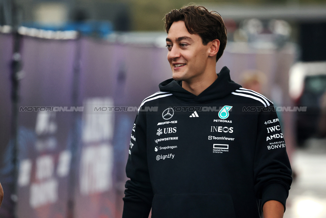 GP OLANDA, George Russell (GBR) Mercedes AMG F1.

30.08.2025. Formula 1 World Championship, Rd 15, Dutch Grand Prix, Zandvoort, Netherlands, Qualifiche Day.

- www.xpbimages.com, EMail: requests@xpbimages.com © Copyright: Bearne / XPB Images