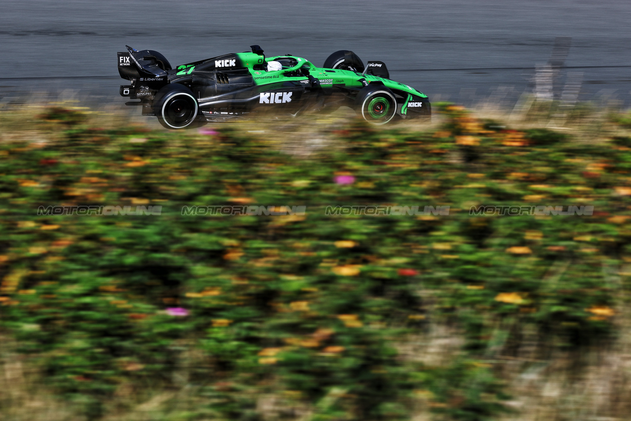 GP OLANDA, Nico Hulkenberg (GER) Sauber C45.

30.08.2025. Formula 1 World Championship, Rd 15, Dutch Grand Prix, Zandvoort, Netherlands, Qualifiche Day.

- www.xpbimages.com, EMail: requests@xpbimages.com © Copyright: Charniaux / XPB Images