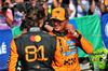 GP OLANDA, (L to R): Pole sitter Oscar Piastri (AUS) McLaren in qualifying parc ferme with second placed team mate Lando Norris (GBR) McLaren.

30.08.2025. Formula 1 World Championship, Rd 15, Dutch Grand Prix, Zandvoort, Netherlands, Qualifiche Day.

- www.xpbimages.com, EMail: requests@xpbimages.com © Copyright: Batchelor / XPB Images