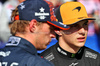 GP OLANDA, Pole sitter Oscar Piastri (AUS) McLaren in qualifying parc ferme with Max Verstappen (NLD) Red Bull Racing.

30.08.2025. Formula 1 World Championship, Rd 15, Dutch Grand Prix, Zandvoort, Netherlands, Qualifiche Day.

- www.xpbimages.com, EMail: requests@xpbimages.com © Copyright: Batchelor / XPB Images