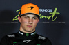 GP OLANDA, Oscar Piastri (AUS) McLaren in the post qualifying FIA Press Conference.

30.08.2025. Formula 1 World Championship, Rd 15, Dutch Grand Prix, Zandvoort, Netherlands, Qualifiche Day.

- www.xpbimages.com, EMail: requests@xpbimages.com © Copyright: Moy / XPB Images