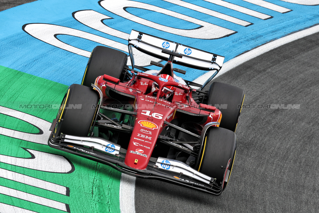 GP OLANDA, Charles Leclerc (MON) Ferrari SF-25.

29.08.2025. Formula 1 World Championship, Rd 15, Dutch Grand Prix, Zandvoort, Netherlands, Practice Day.

- www.xpbimages.com, EMail: requests@xpbimages.com © Copyright: Bearne / XPB Images